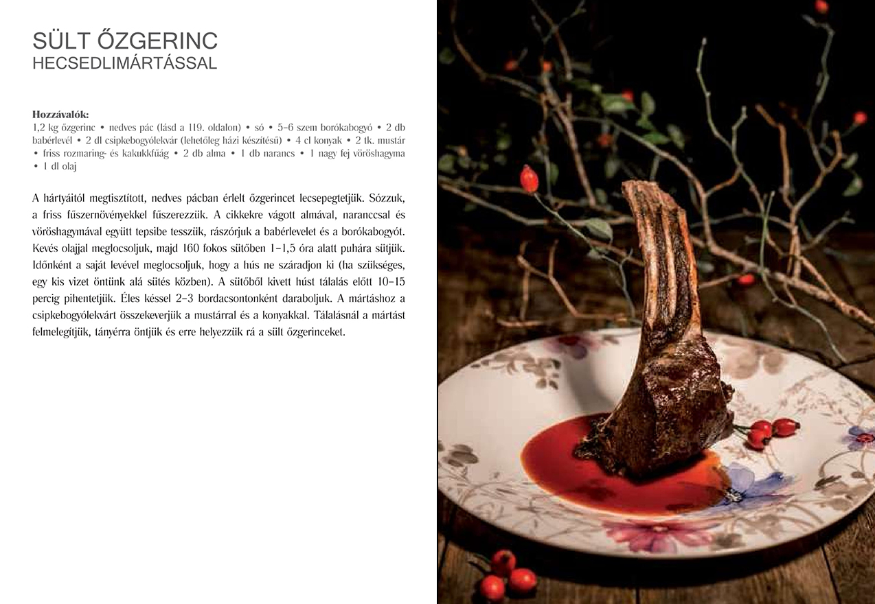 Dombi Csaba Vadvilágom című szakácskönyve előnézet