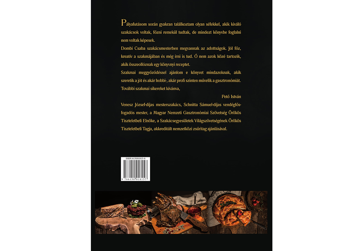 Dombi Csaba Vadvilágom című szakácskönyve előnézet